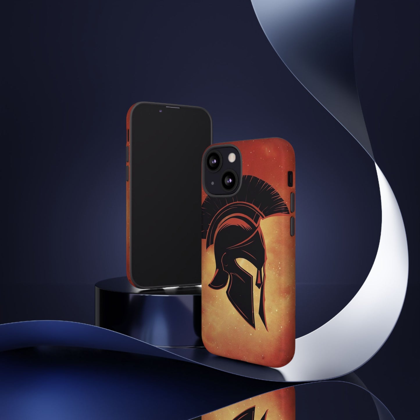 Spartan Warrior Phone Case – Durable Protective Cover with Ancient Helmet Design