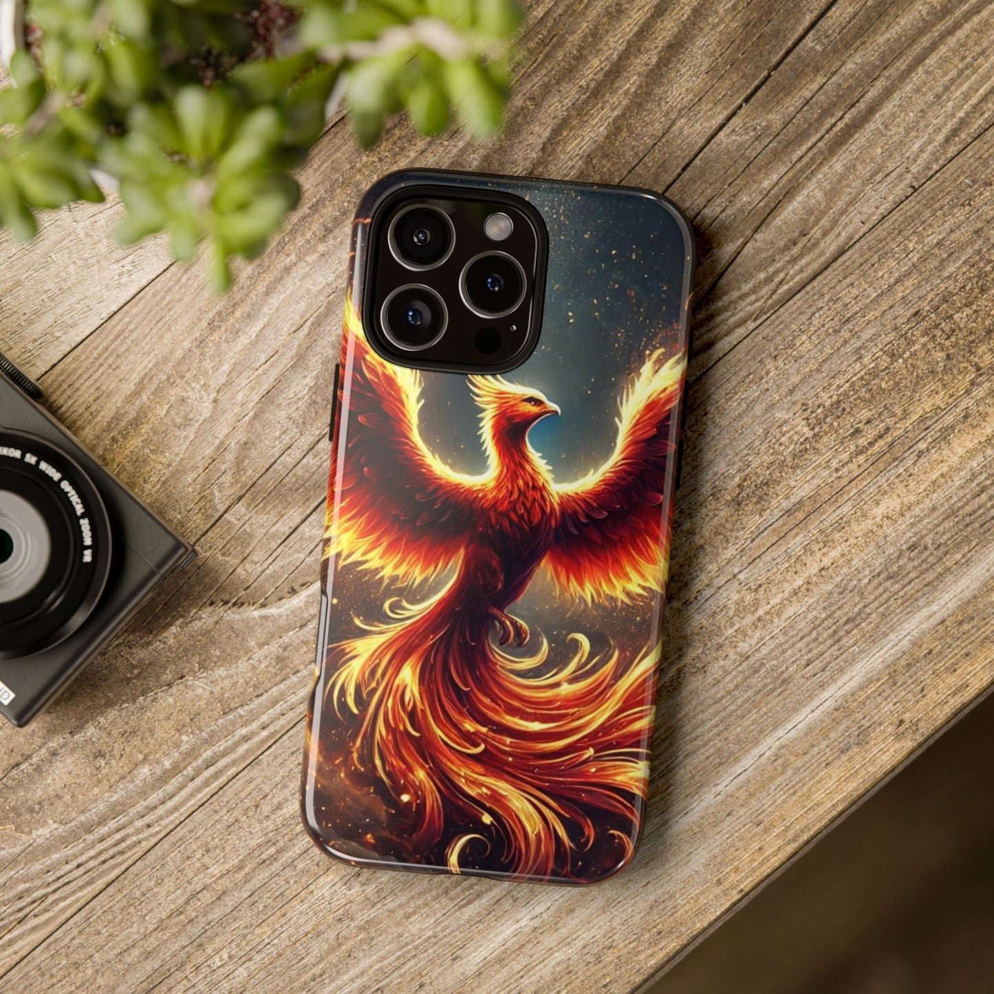 Phone Case Phoenix Flame – Fiery Phoenix Cover for iPhone & Samsung Models