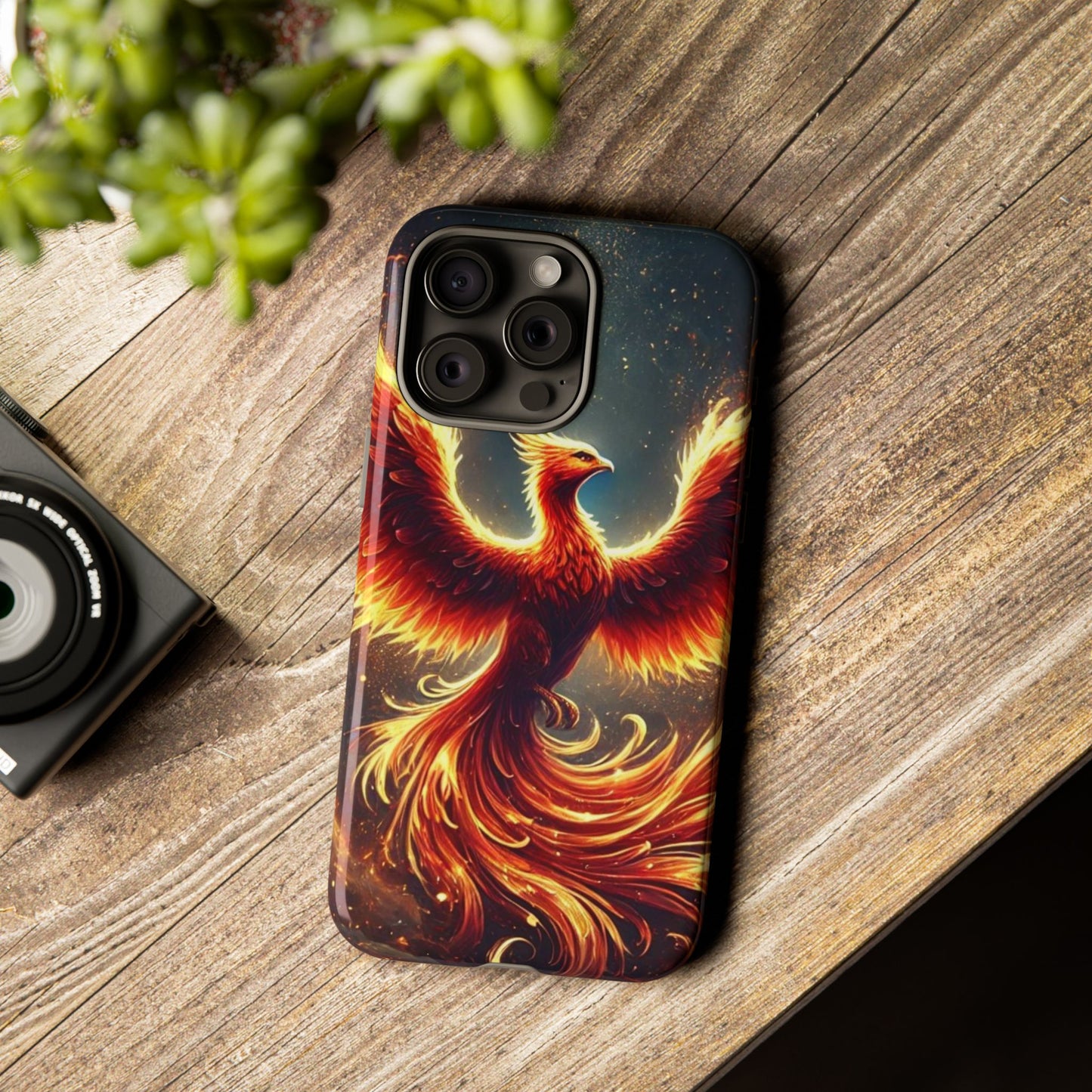 Phone Case Phoenix Flame – Fiery Phoenix Cover for iPhone & Samsung Models