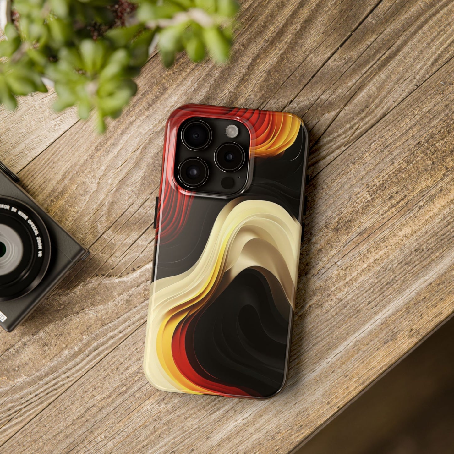 Phone Case Flow Abstract Tough – Shockproof 2-Piece Cover for iPhone & Samsung