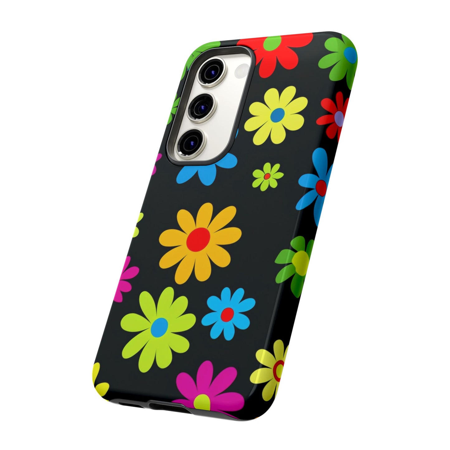 Phone Case Colorful Daisy – Cute Floral Cover - Aesthetic Multicolor Flower Case