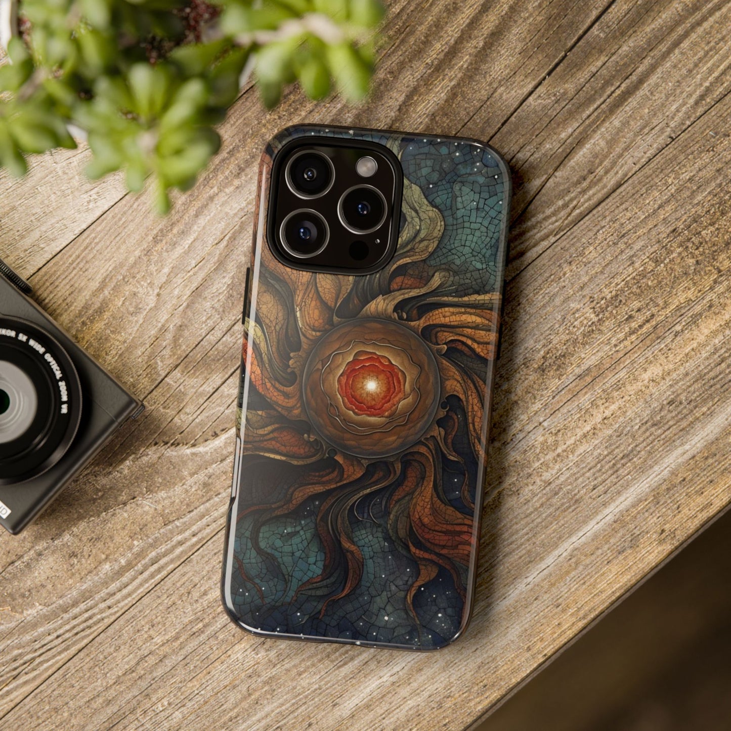 Phone Case Sun Core Galaxy – Abstract Cosmic Art Design