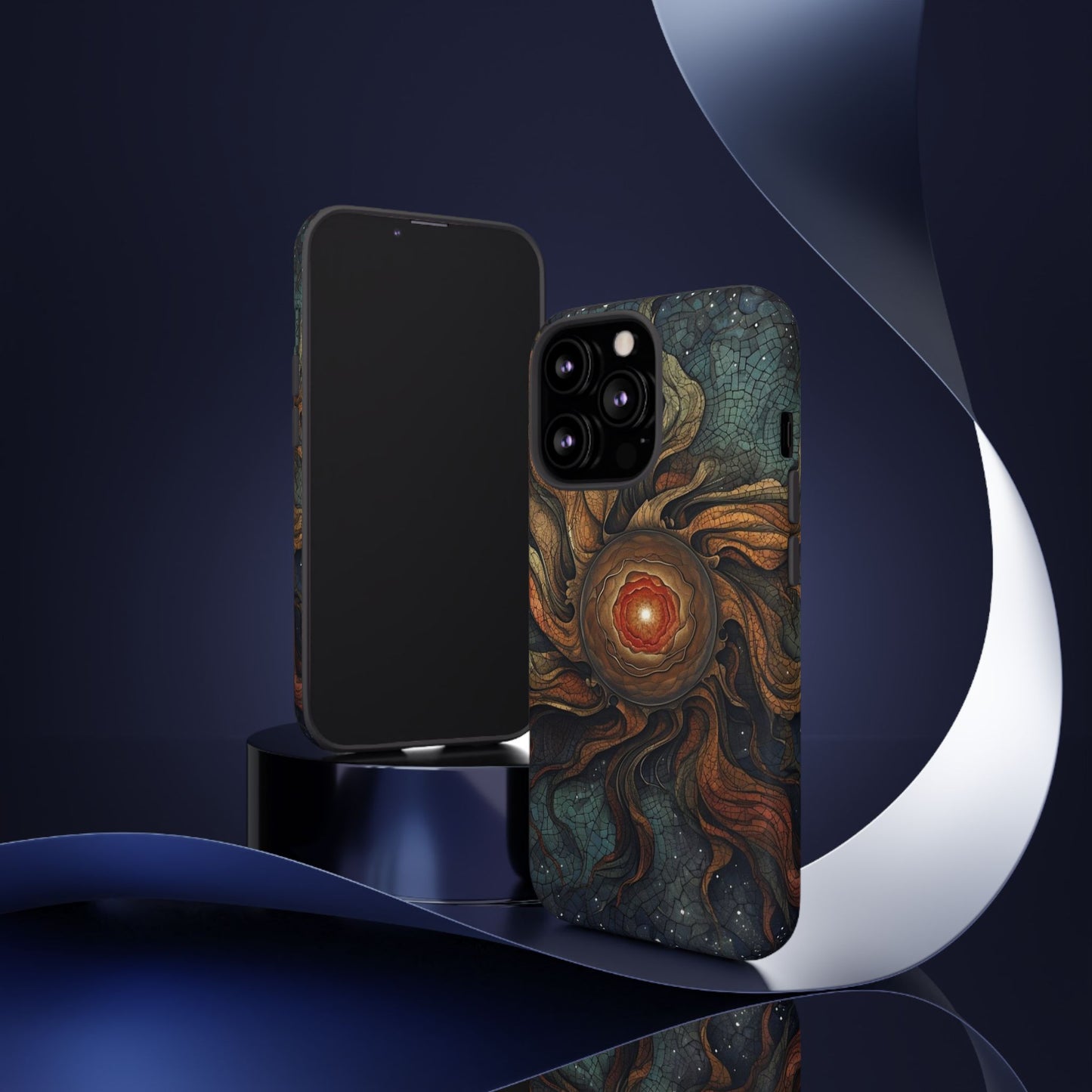 Phone Case Sun Core Galaxy – Abstract Cosmic Art Design