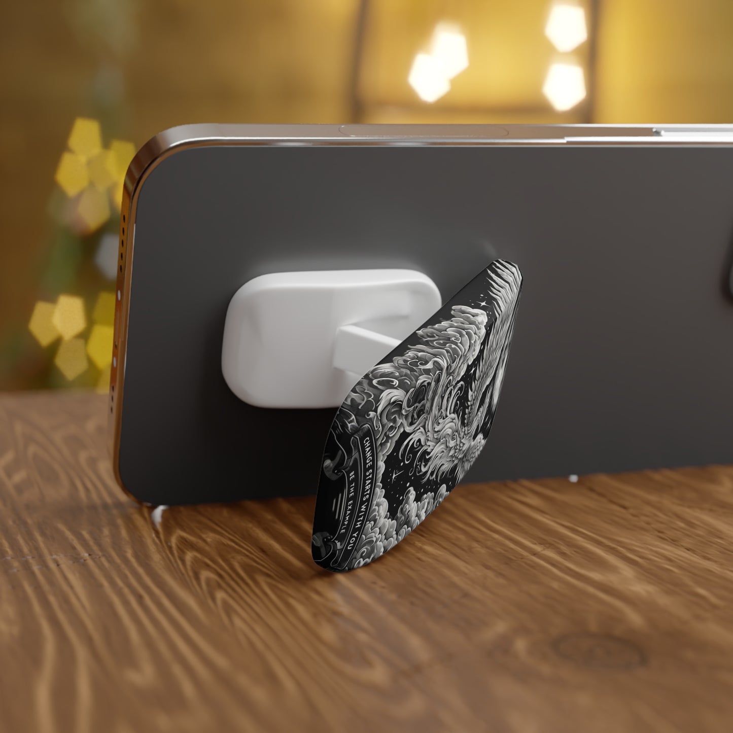 Phoenix Phone Grip & Kickstand - Reusable Smart Holder for iPhone & Android