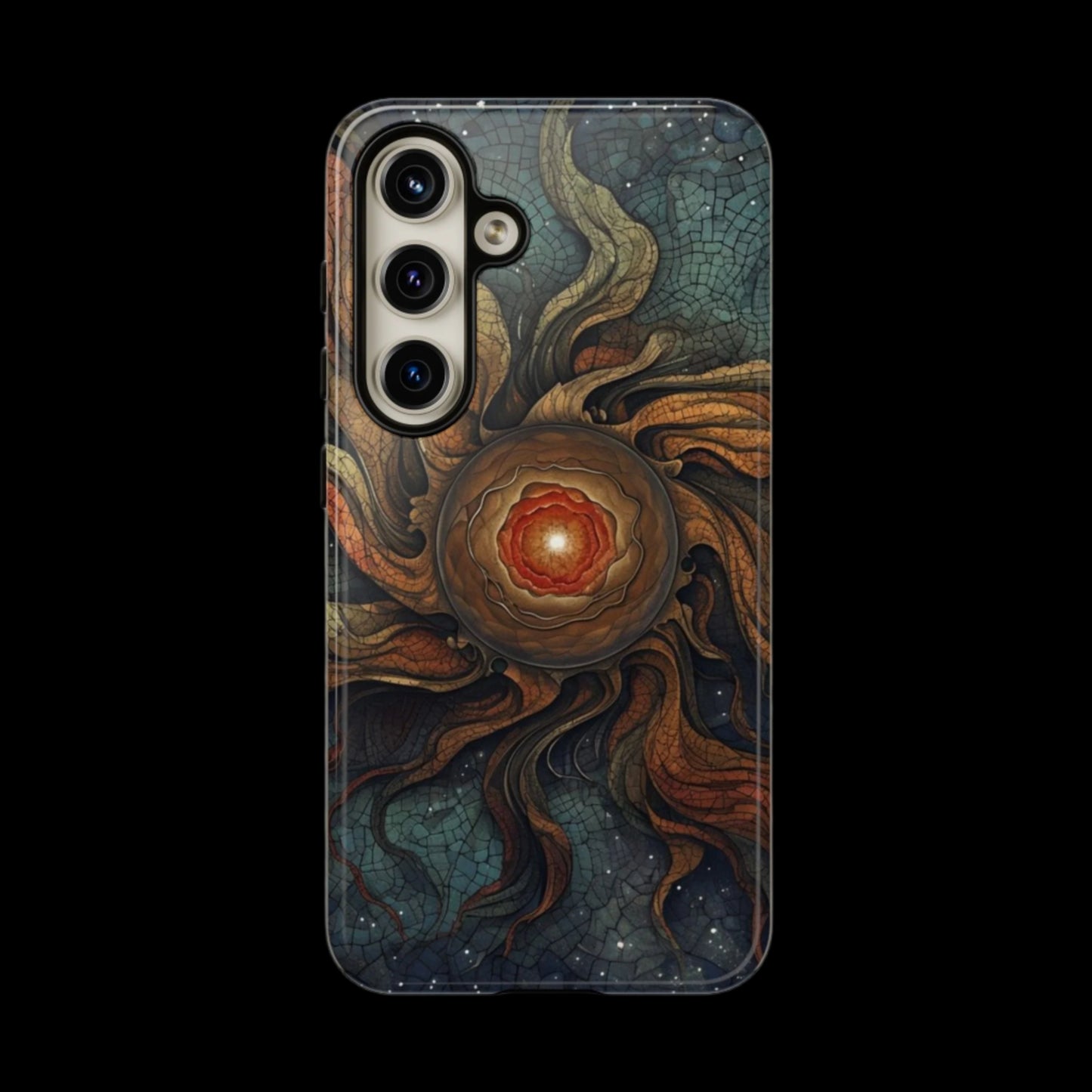 Phone Case Sun Core Galaxy – Abstract Cosmic Art Design