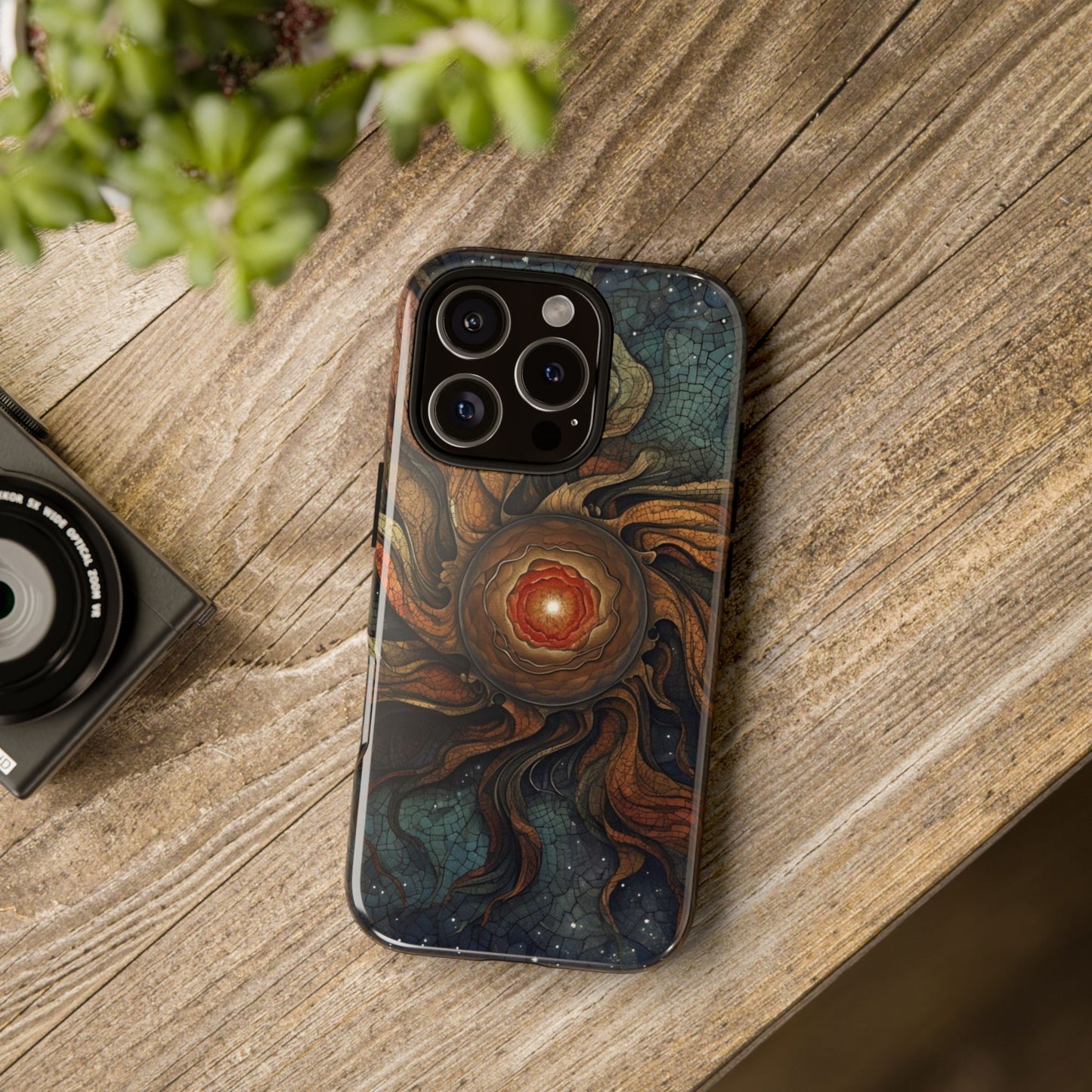 Phone Case Sun Core Galaxy – Abstract Cosmic Art Design