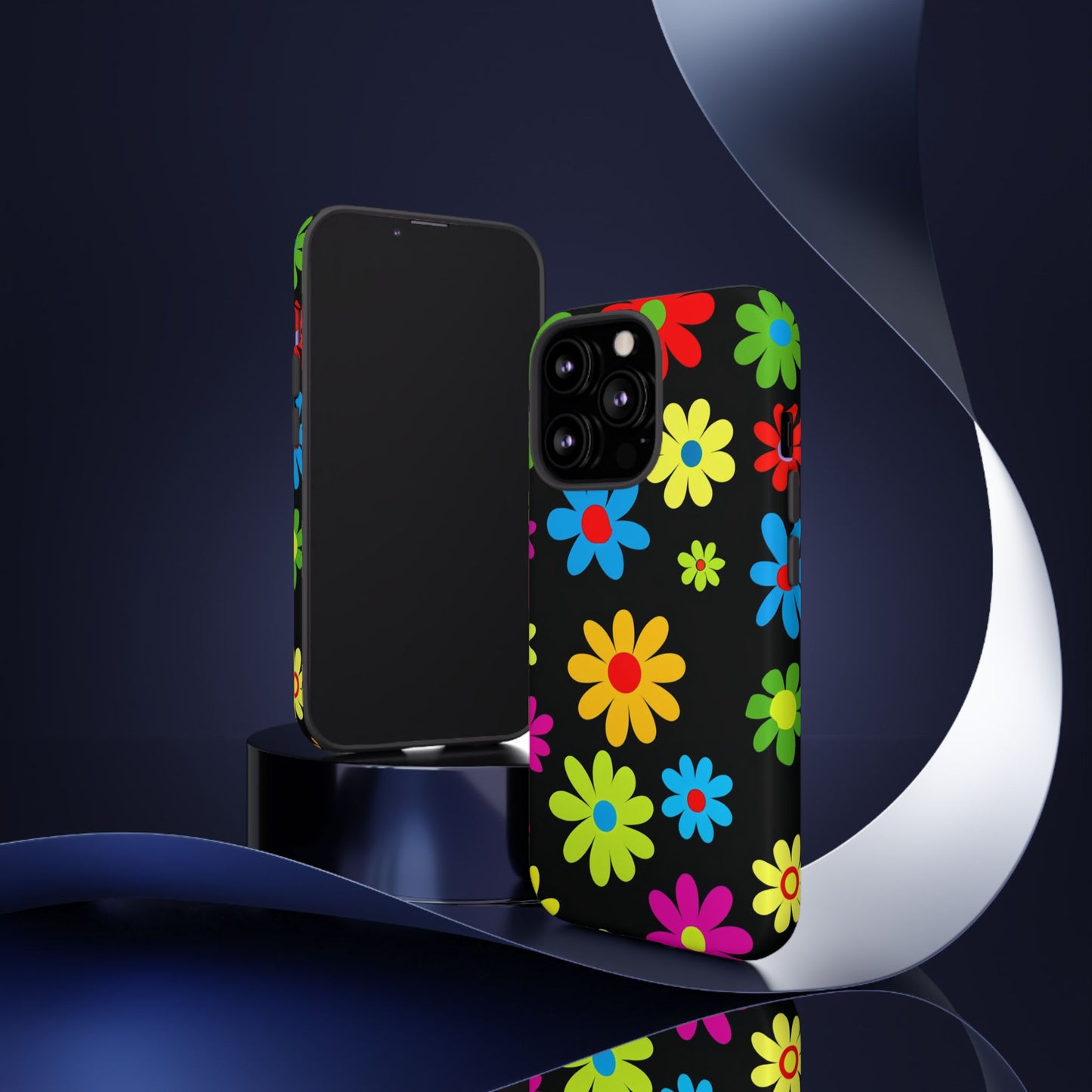 Phone Case Colorful Daisy – Cute Floral Cover - Aesthetic Multicolor Flower Case