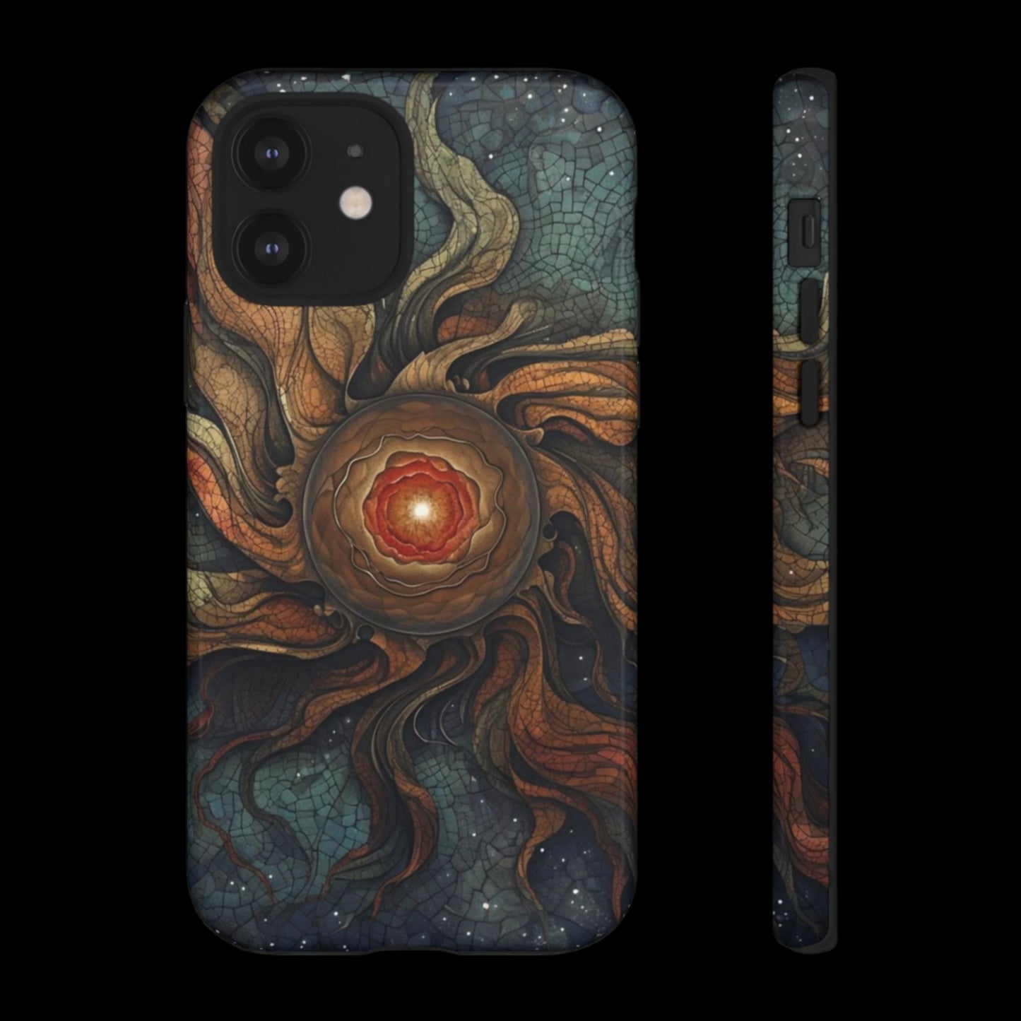 Phone Case Sun Core Galaxy – Abstract Cosmic Art Design