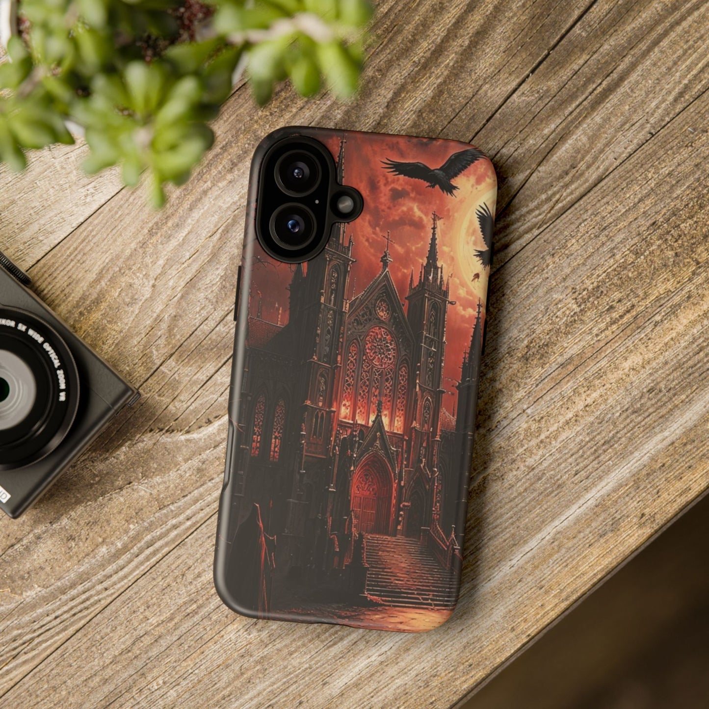 Phone Case Gothic Cathedral - Dark Fantasy Art Cover- Mysterious Gothic Architecture Design