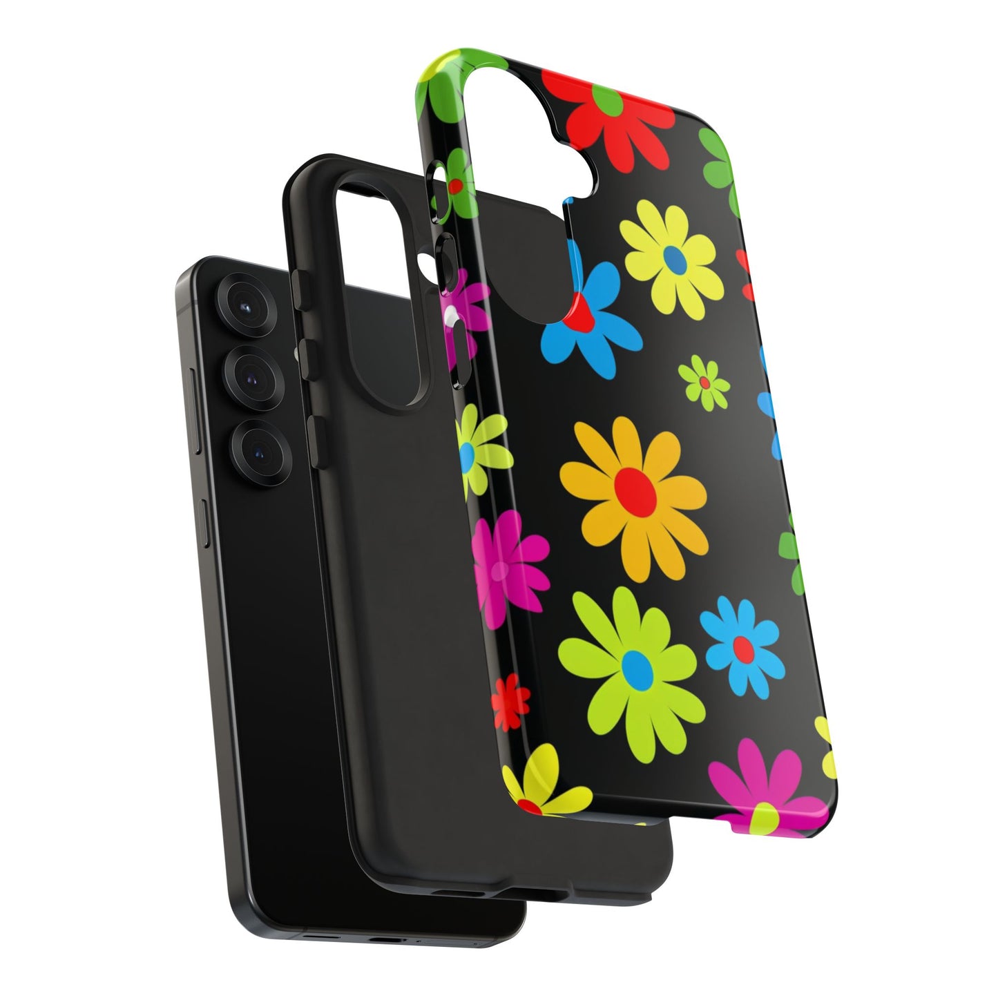 Phone Case Colorful Daisy – Cute Floral Cover - Aesthetic Multicolor Flower Case