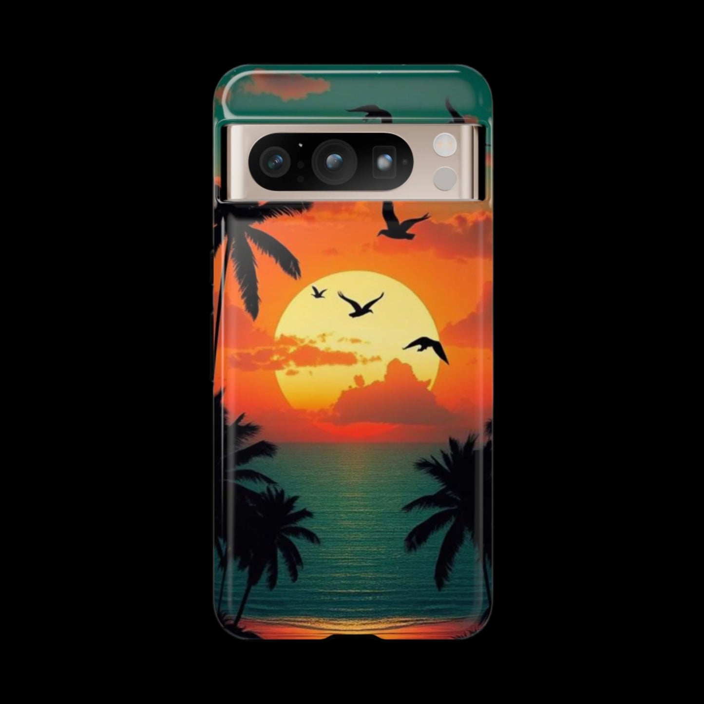 Phone Case Tropical Sunset - Beach Vibes - Aesthetic Summer Case Gift