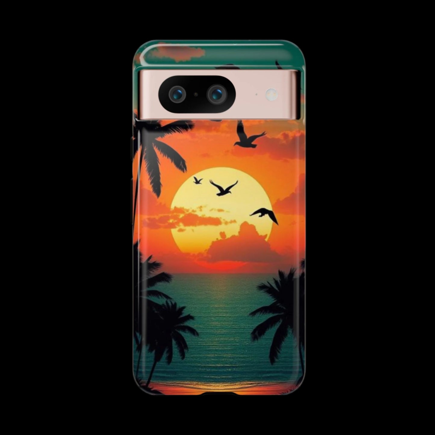 Phone Case Tropical Sunset - Beach Vibes - Aesthetic Summer Case Gift