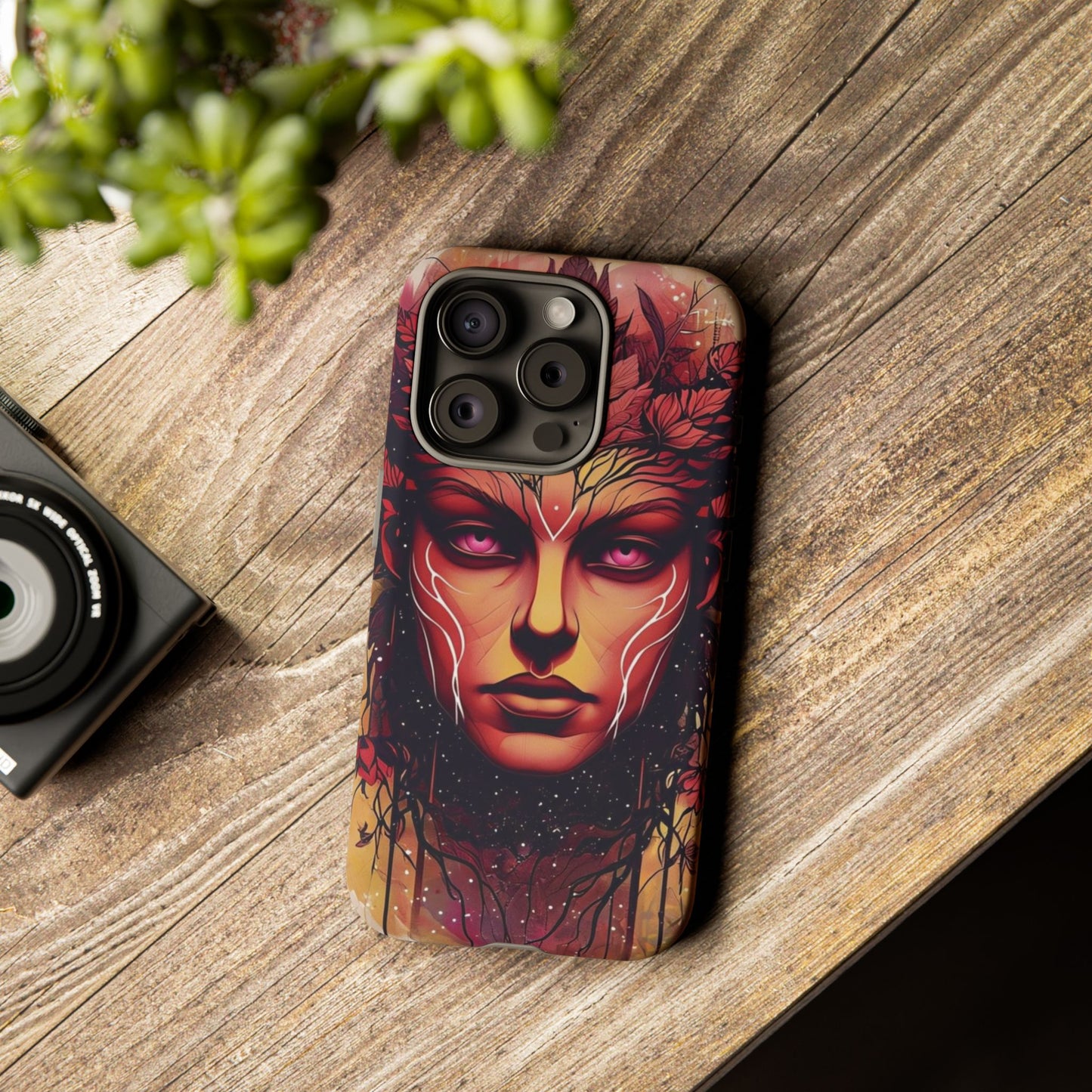 Phone Case Fantasy Art – Mystical Nature Goddess Design