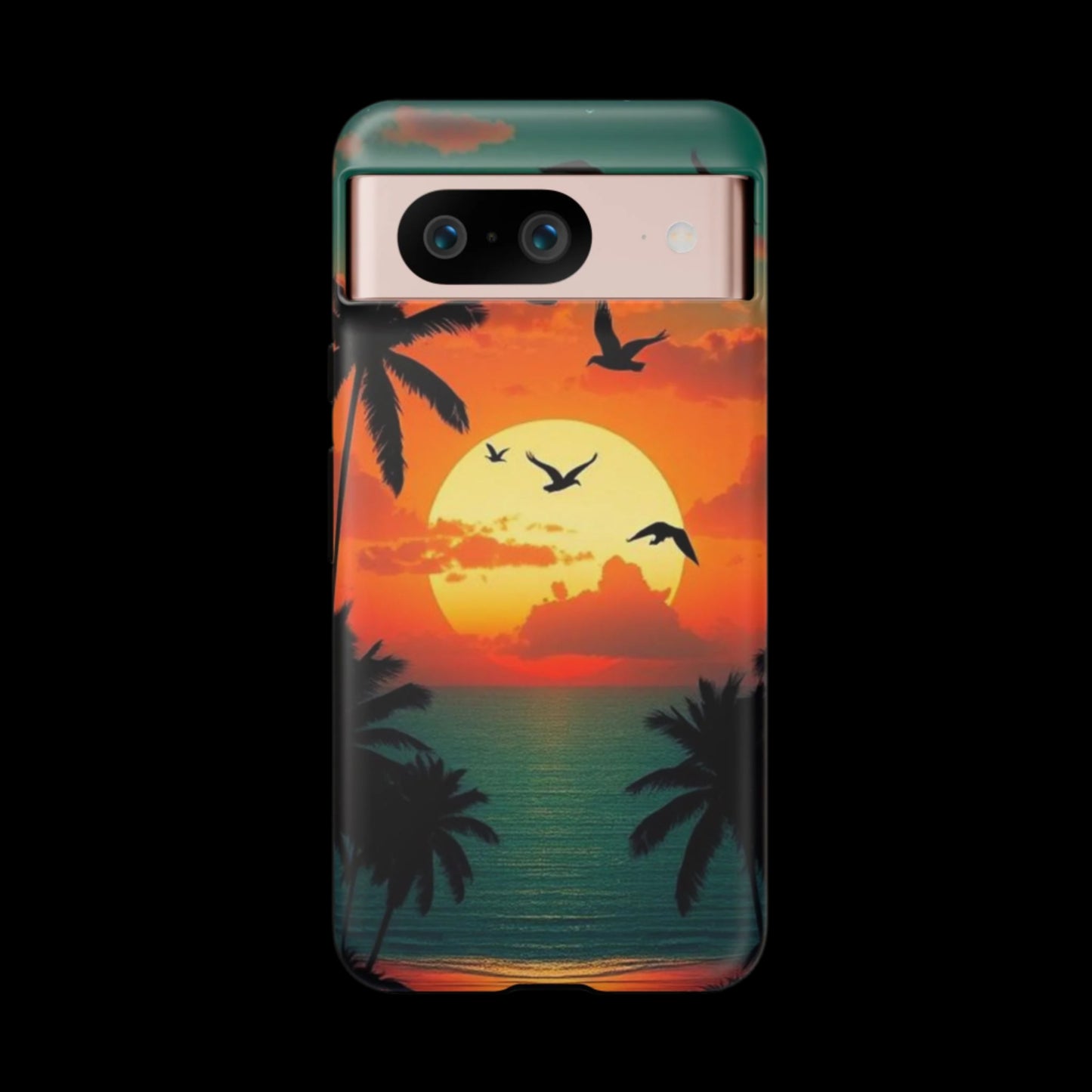 Phone Case Tropical Sunset - Beach Vibes - Aesthetic Summer Case Gift