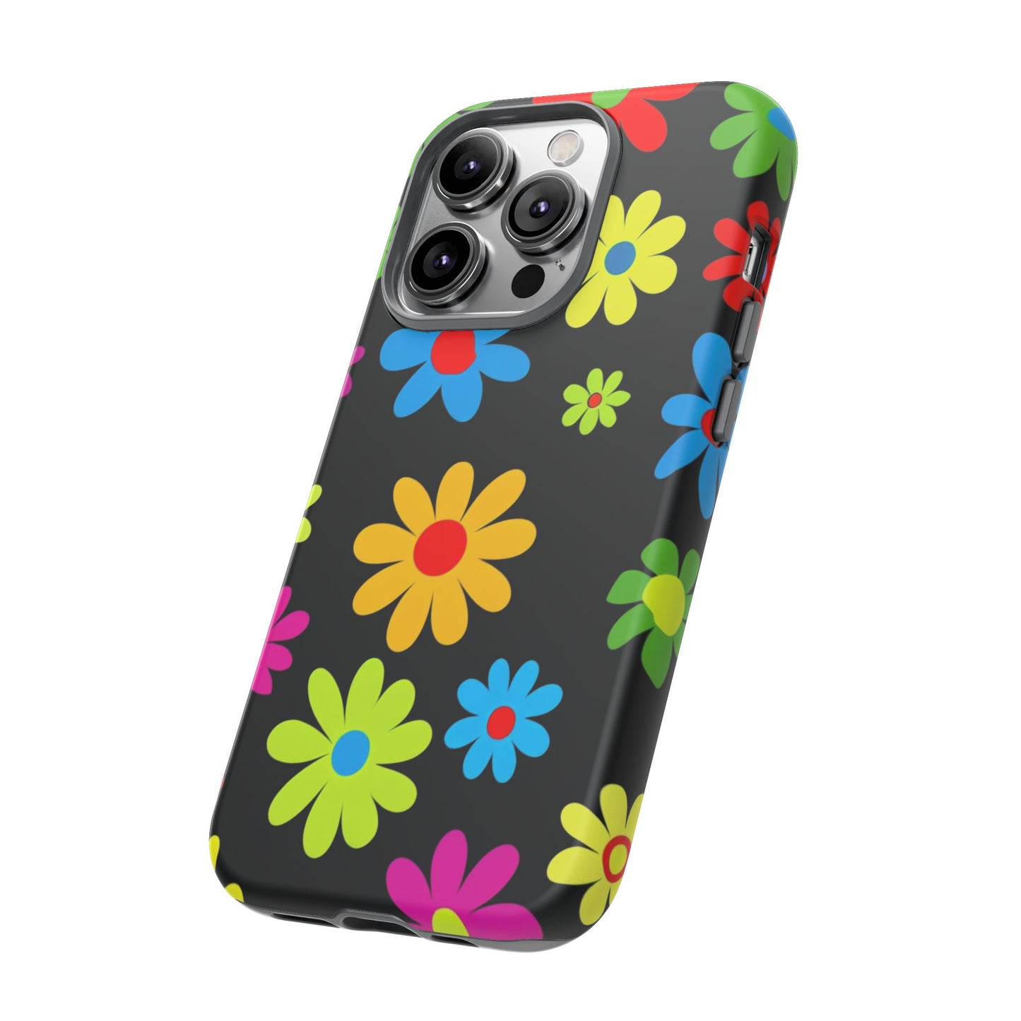 Phone Case Colorful Daisy – Cute Floral Cover - Aesthetic Multicolor Flower Case
