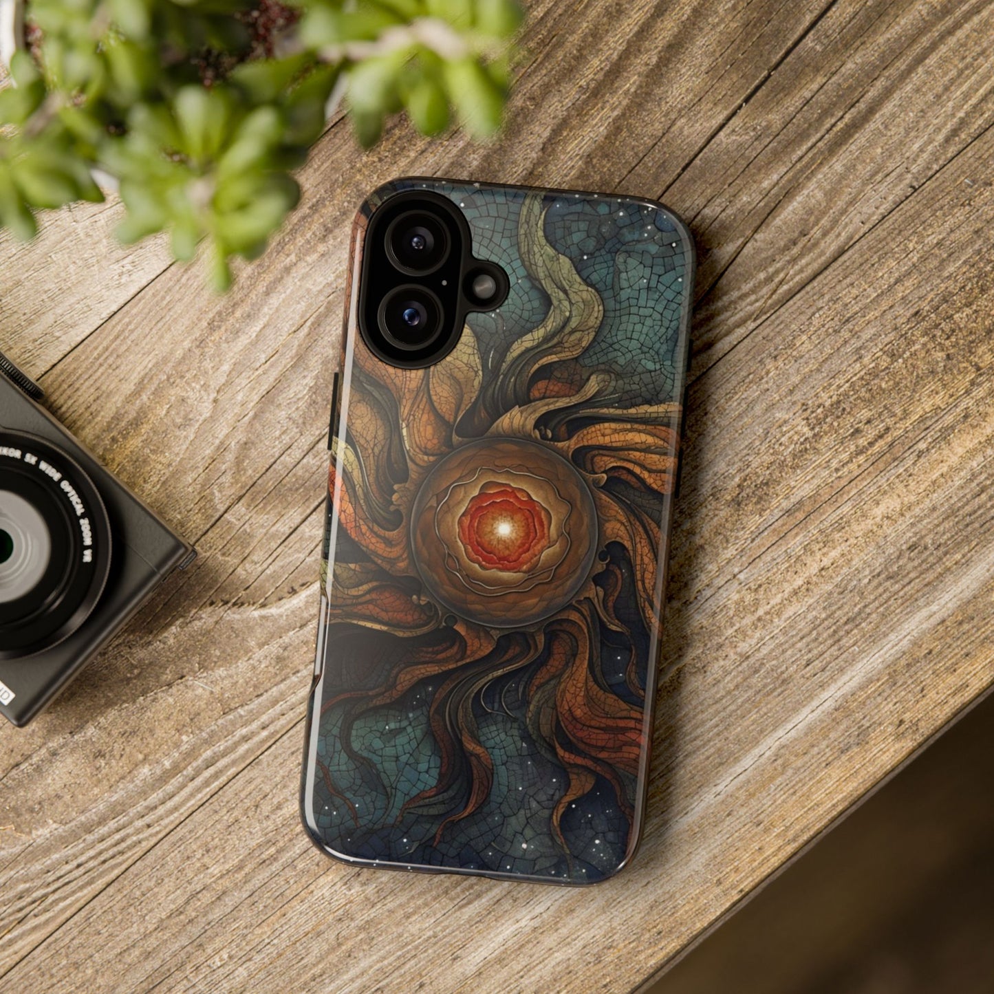 Phone Case Sun Core Galaxy – Abstract Cosmic Art Design