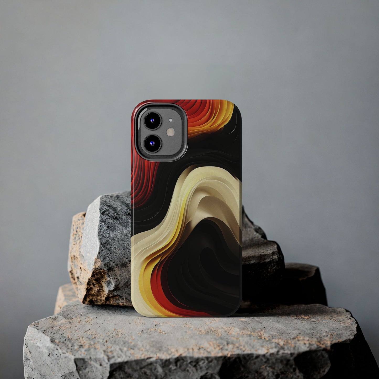Phone Case Flow Abstract Tough – Shockproof 2-Piece Cover for iPhone & Samsung