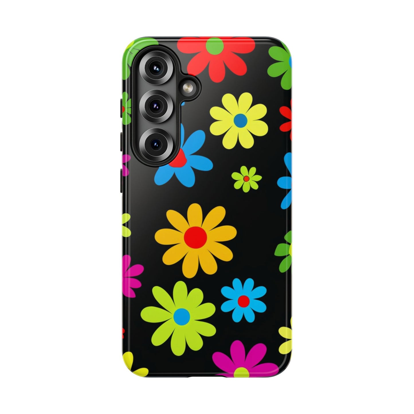 Phone Case Colorful Daisy – Cute Floral Cover - Aesthetic Multicolor Flower Case