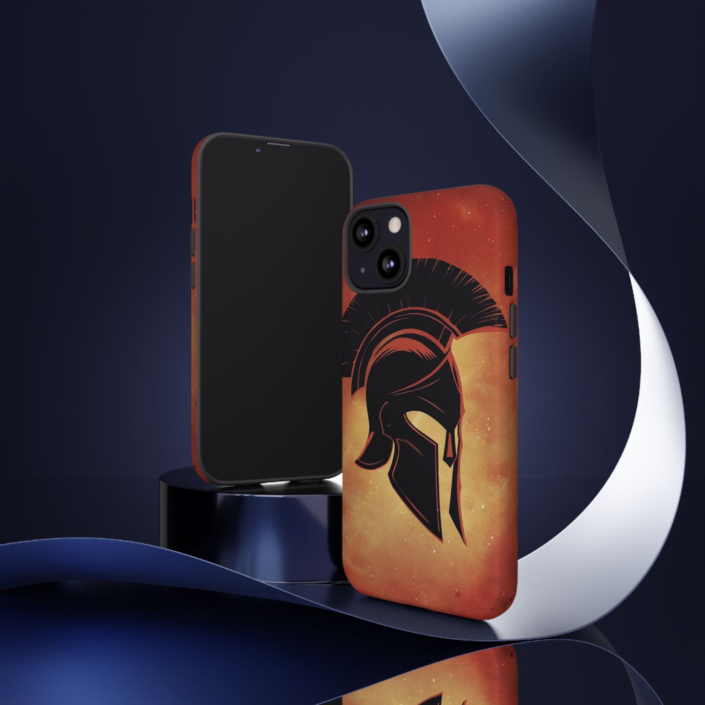 Spartan Warrior Phone Case – Durable Protective Cover with Ancient Helmet Design