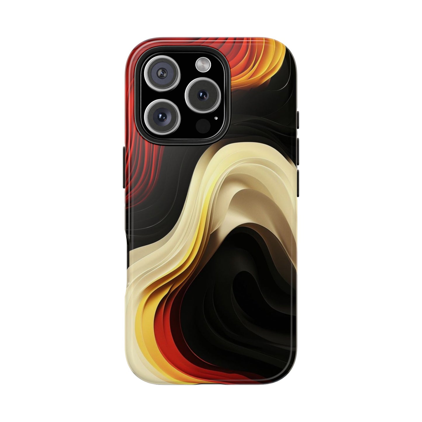 Phone Case Flow Abstract Tough – Shockproof 2-Piece Cover for iPhone & Samsung