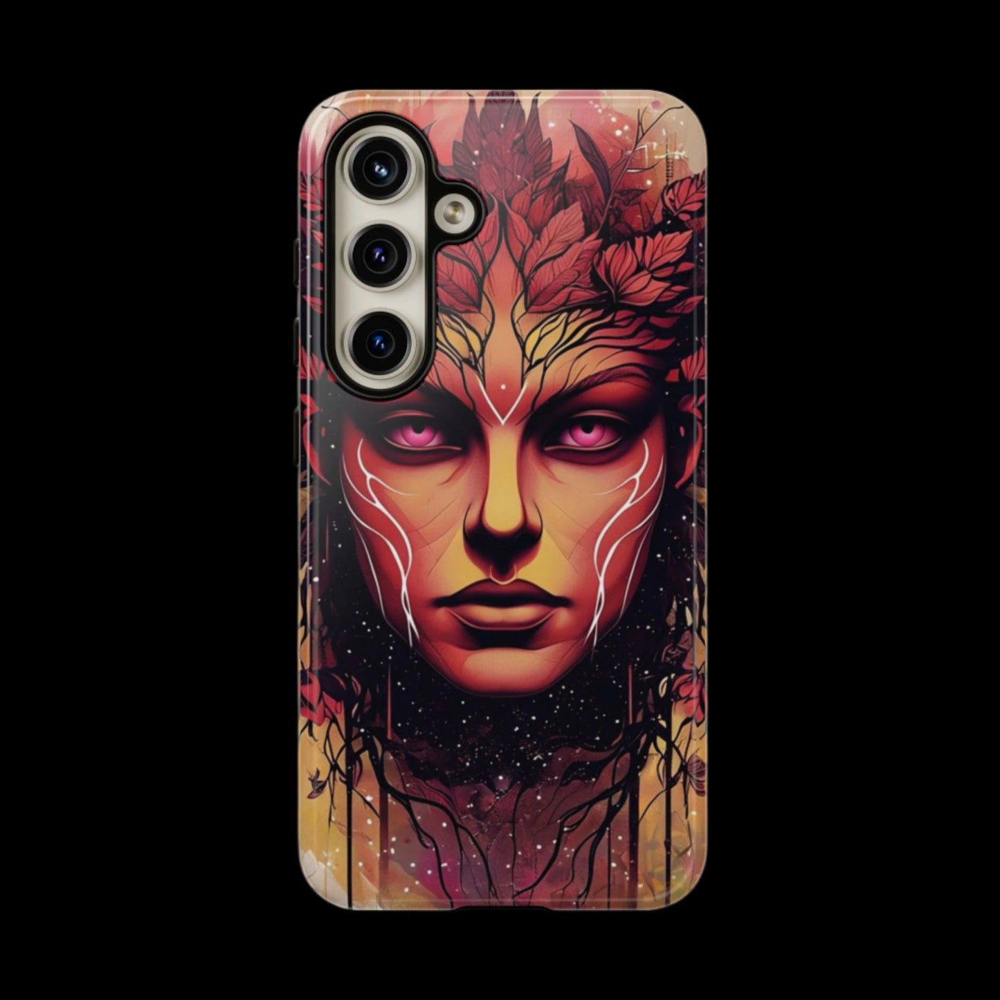 Phone Case Fantasy Art – Mystical Nature Goddess Design