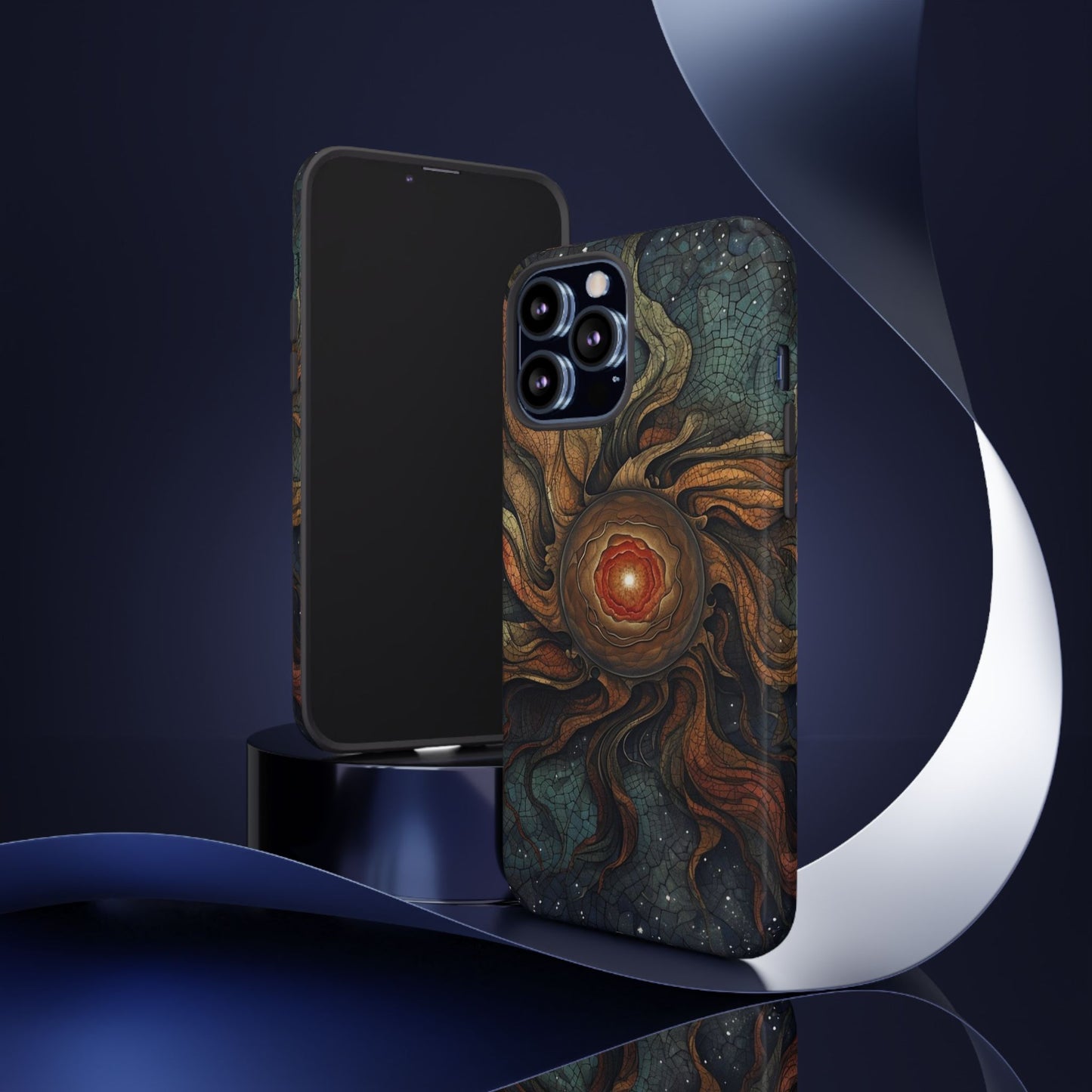 Phone Case Sun Core Galaxy – Abstract Cosmic Art Design