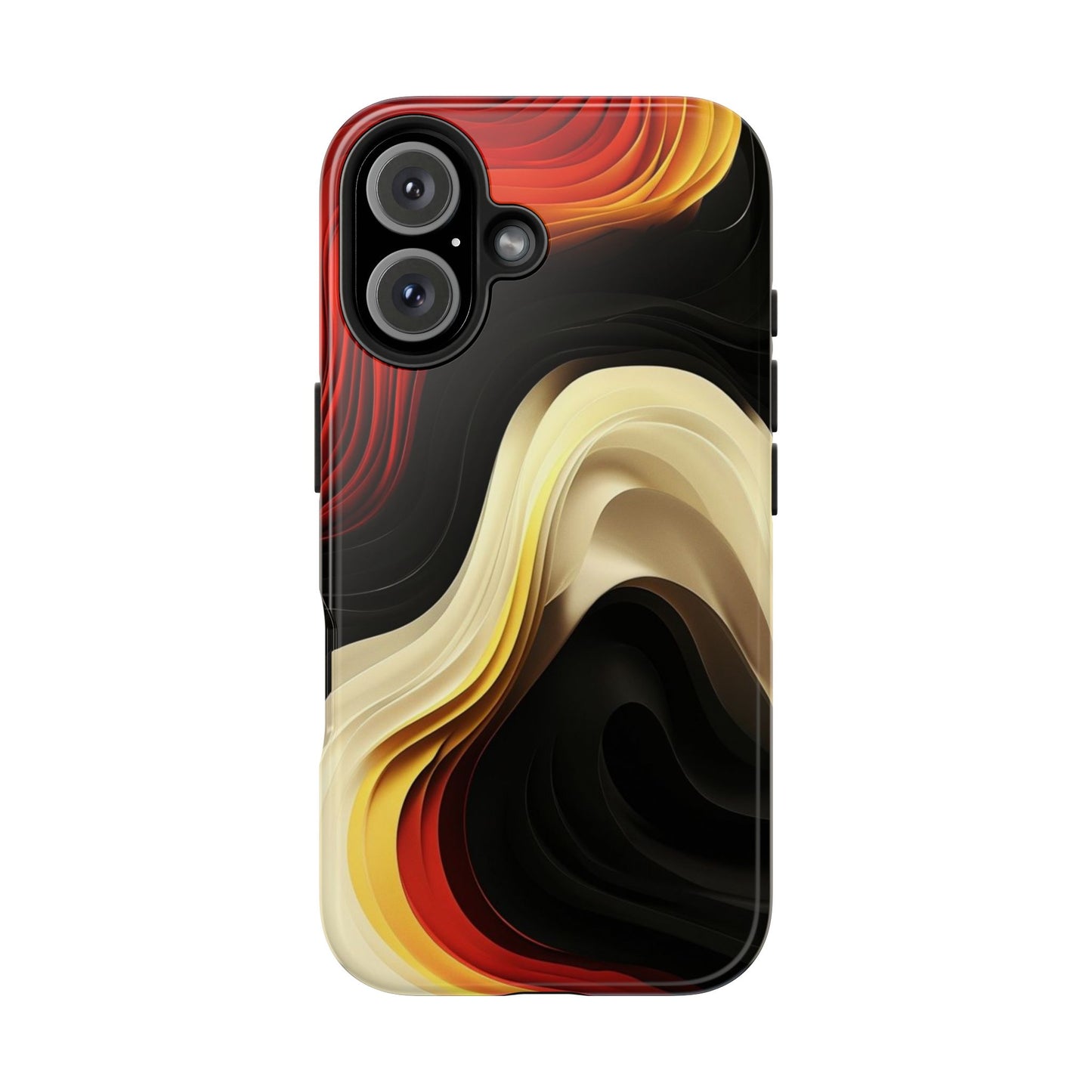 Phone Case Flow Abstract Tough – Shockproof 2-Piece Cover for iPhone & Samsung