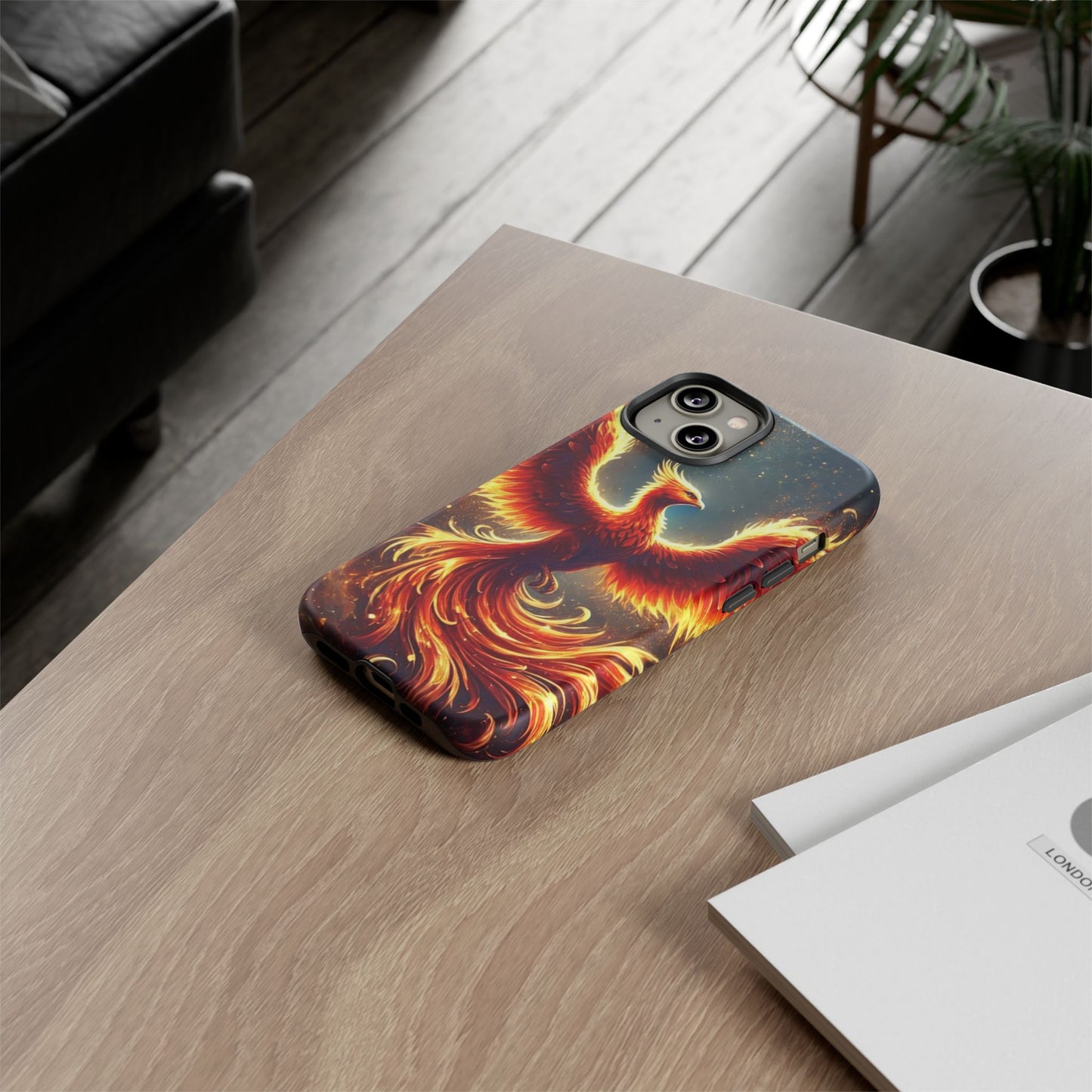 Phone Case Phoenix Flame – Fiery Phoenix Cover for iPhone & Samsung Models