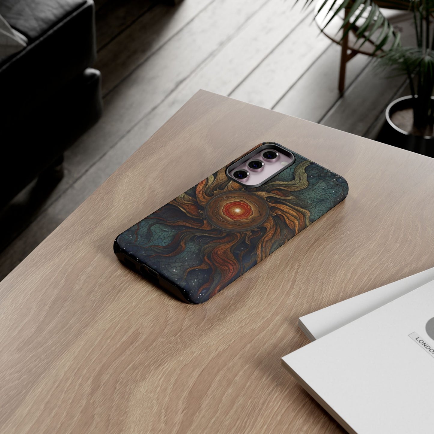 Phone Case Sun Core Galaxy – Abstract Cosmic Art Design