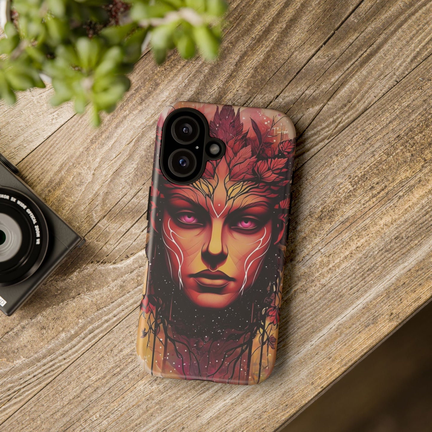 Phone Case Fantasy Art – Mystical Nature Goddess Design