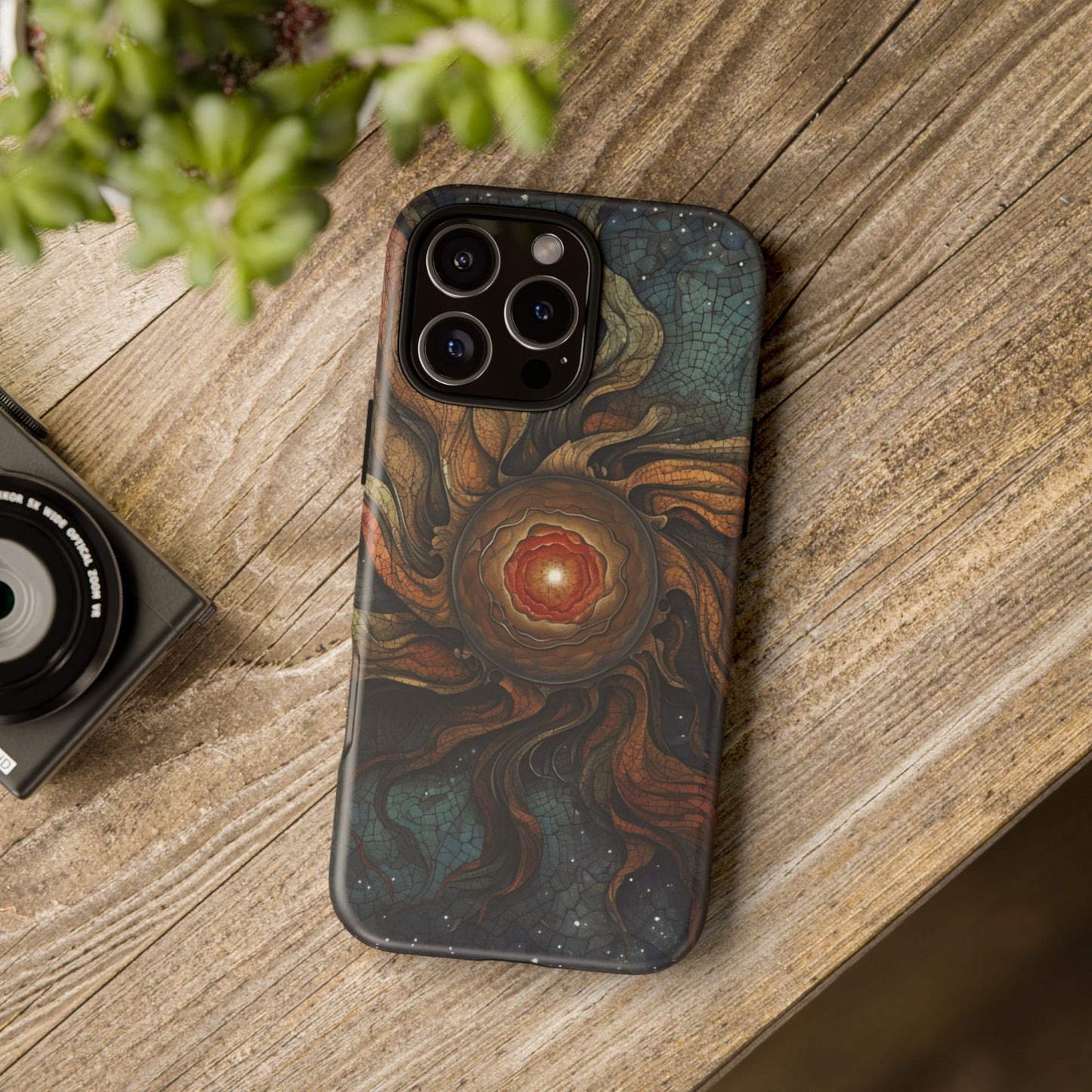 Phone Case Sun Core Galaxy – Abstract Cosmic Art Design