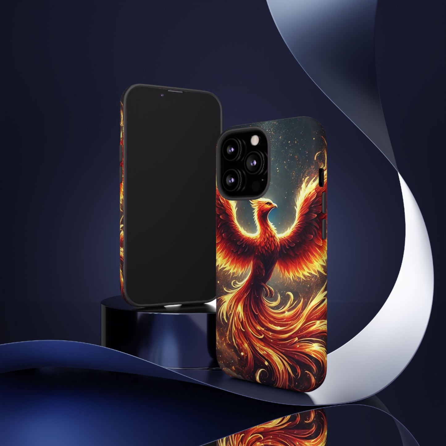 Phone Case Phoenix Flame – Fiery Phoenix Cover for iPhone & Samsung Models