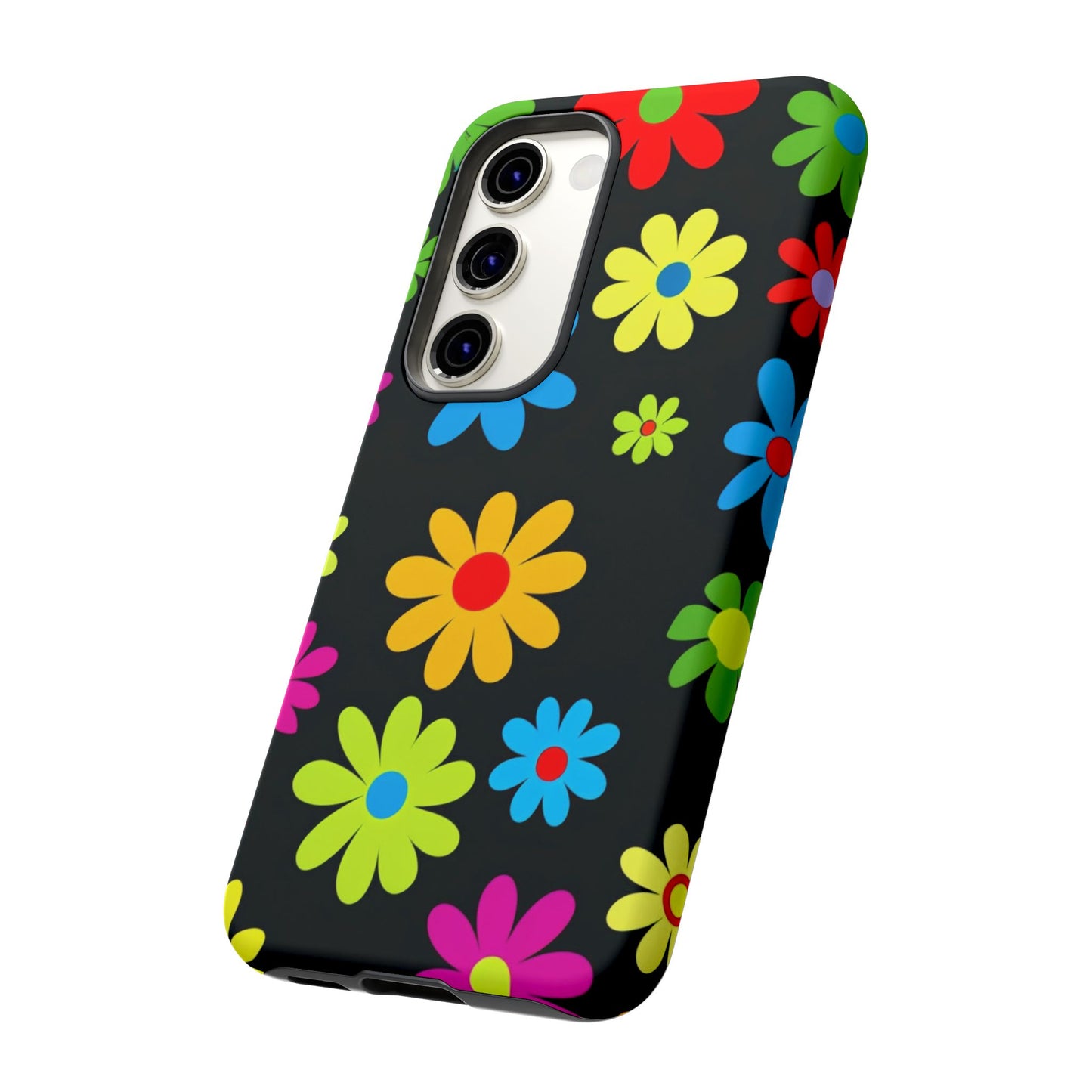 Phone Case Colorful Daisy – Cute Floral Cover - Aesthetic Multicolor Flower Case