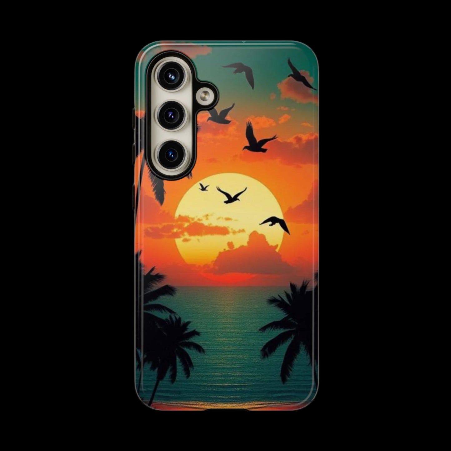 Phone Case Tropical Sunset - Beach Vibes - Aesthetic Summer Case Gift