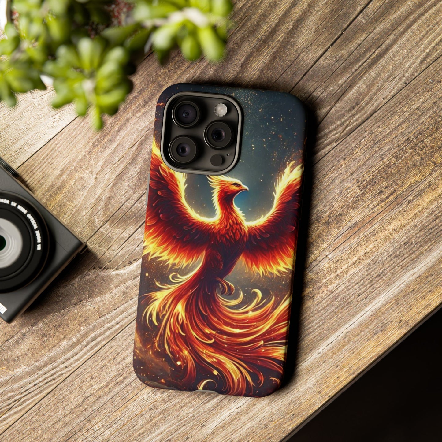 Phone Case Phoenix Flame – Fiery Phoenix Cover for iPhone & Samsung Models
