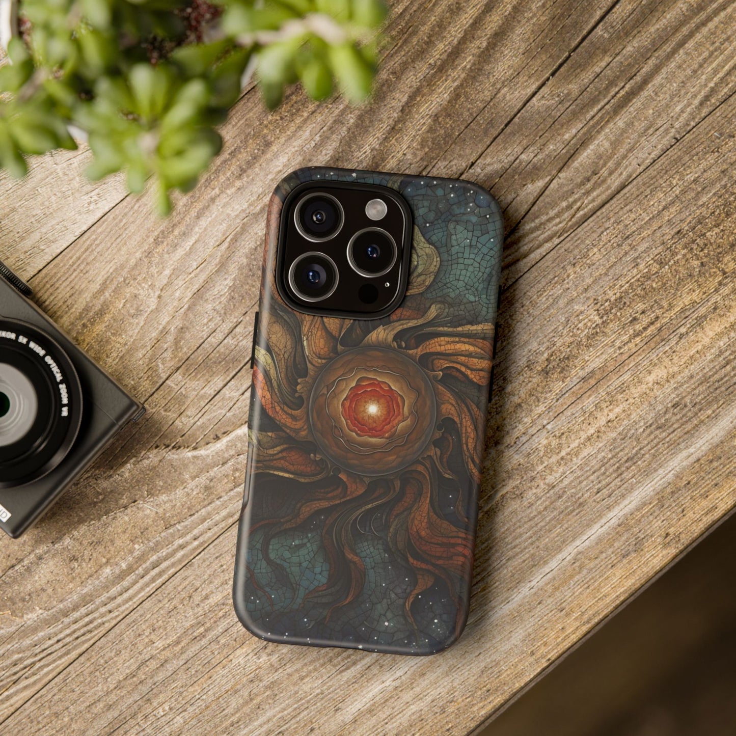 Phone Case Sun Core Galaxy – Abstract Cosmic Art Design