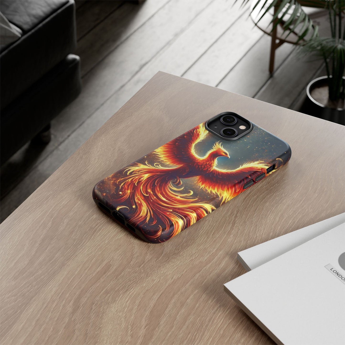 Phone Case Phoenix Flame – Fiery Phoenix Cover for iPhone & Samsung Models
