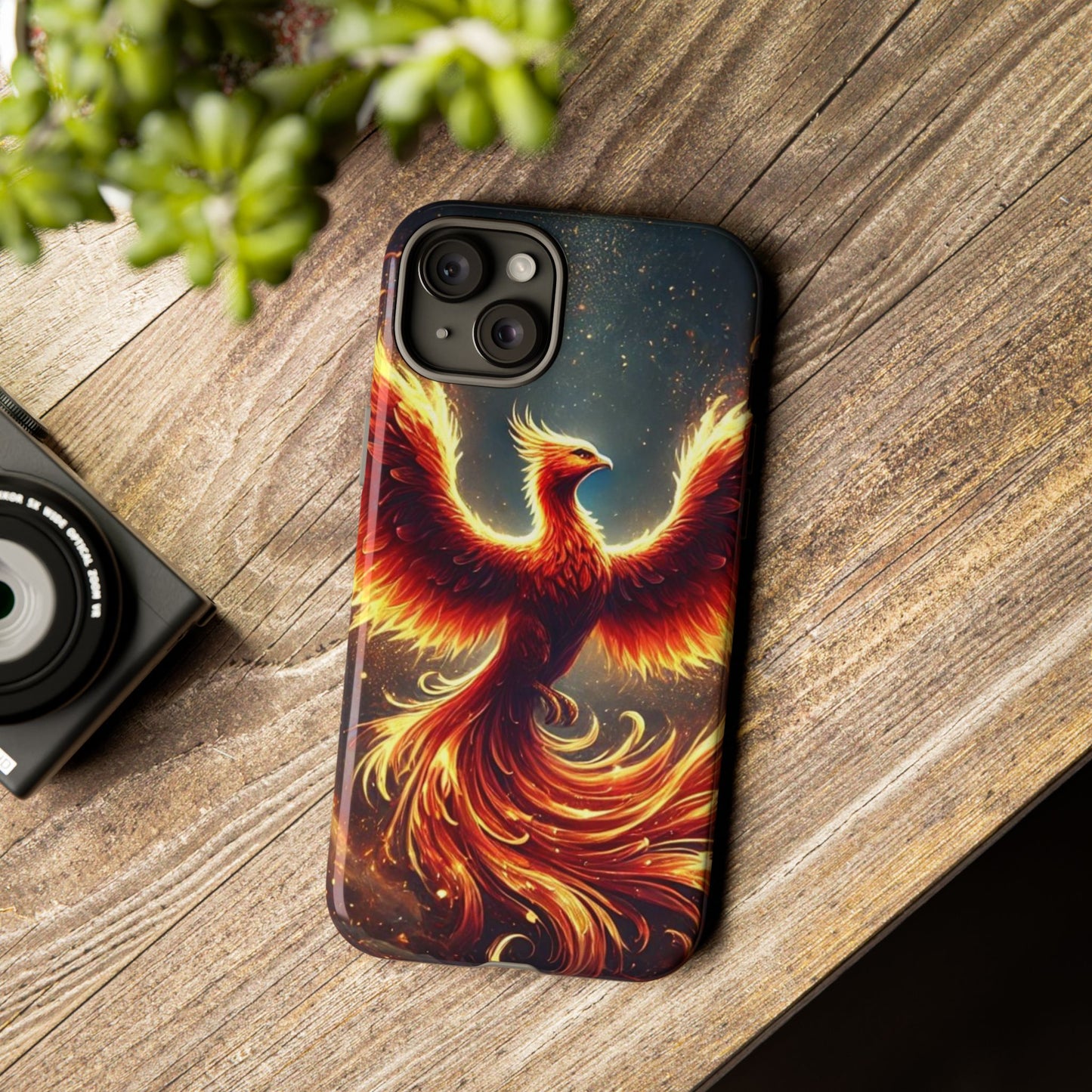 Phone Case Phoenix Flame – Fiery Phoenix Cover for iPhone & Samsung Models