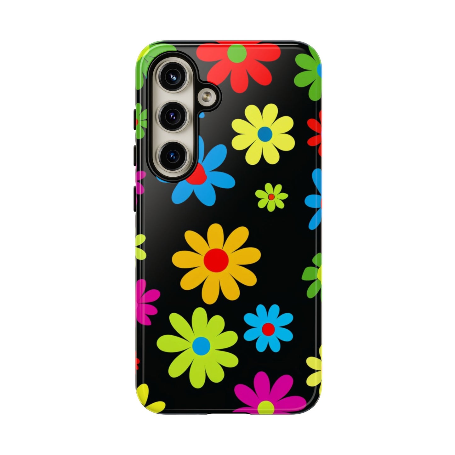 Phone Case Colorful Daisy – Cute Floral Cover - Aesthetic Multicolor Flower Case