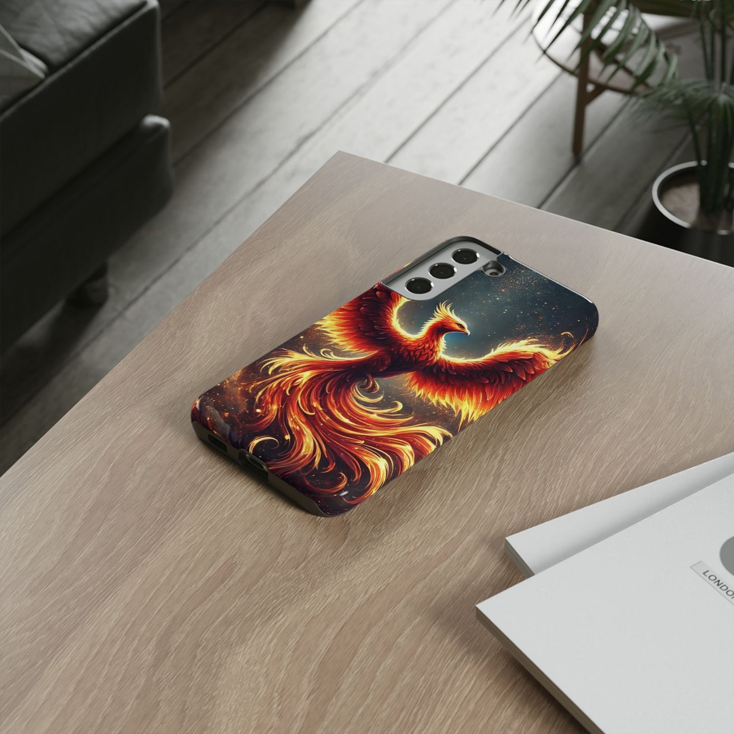 Phone Case Phoenix Flame – Fiery Phoenix Cover for iPhone & Samsung Models