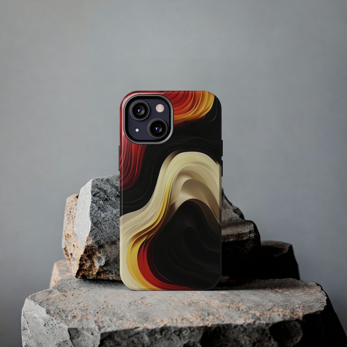 Phone Case Flow Abstract Tough – Shockproof 2-Piece Cover for iPhone & Samsung