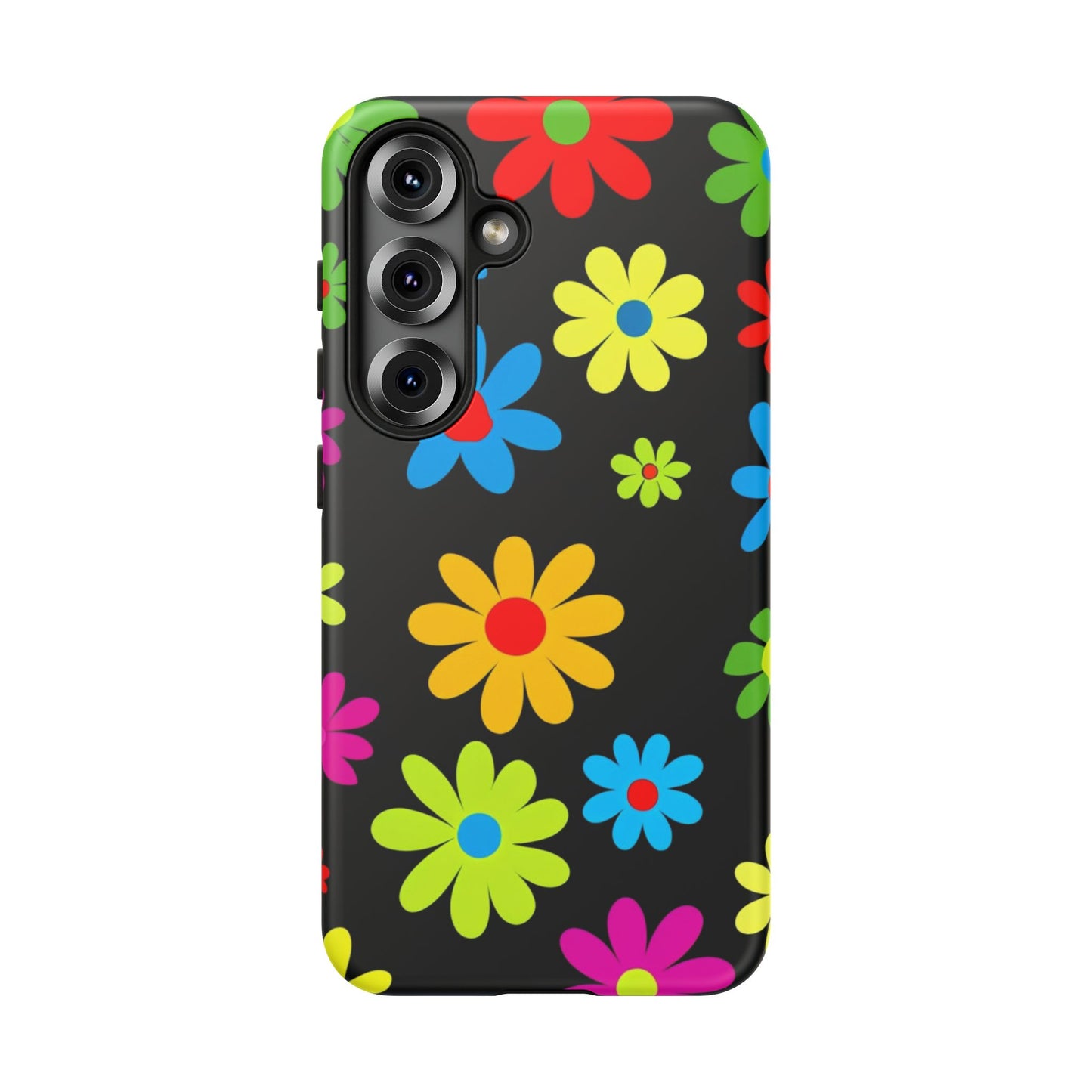 Phone Case Colorful Daisy – Cute Floral Cover - Aesthetic Multicolor Flower Case