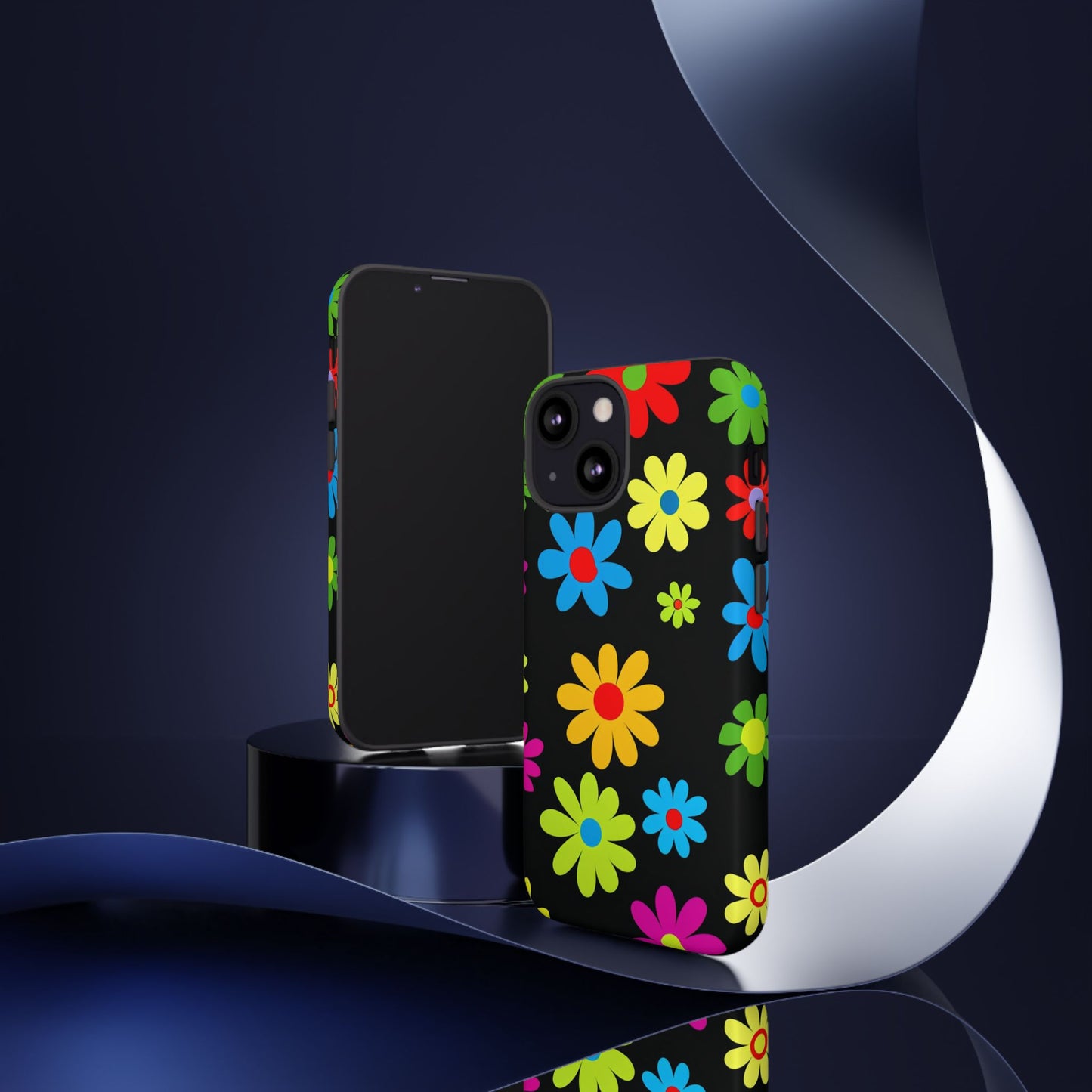 Phone Case Colorful Daisy – Cute Floral Cover - Aesthetic Multicolor Flower Case