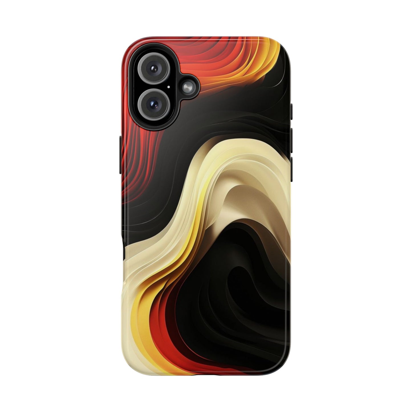 Phone Case Flow Abstract Tough – Shockproof 2-Piece Cover for iPhone & Samsung