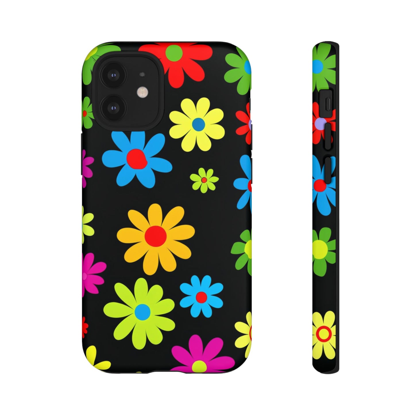 Phone Case Colorful Daisy – Cute Floral Cover - Aesthetic Multicolor Flower Case