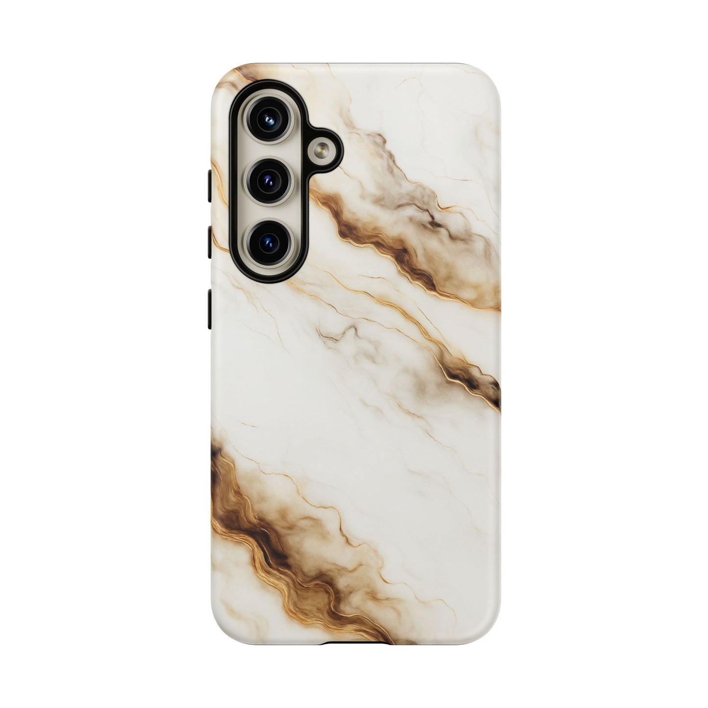 Phone Case Marble – Elegant Luxury Phone Cover, Sleek Design, Brown Beige Marble Pattern
