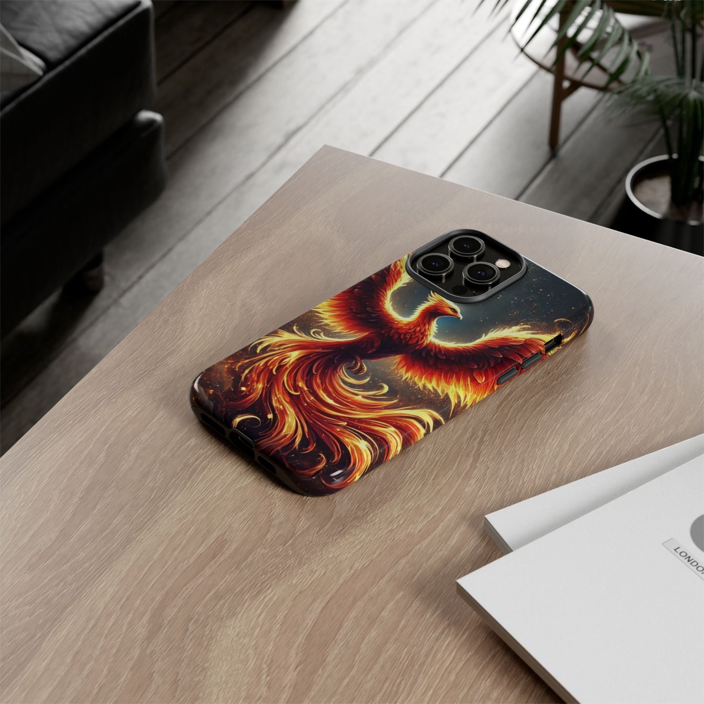 Phone Case Phoenix Flame – Fiery Phoenix Cover for iPhone & Samsung Models