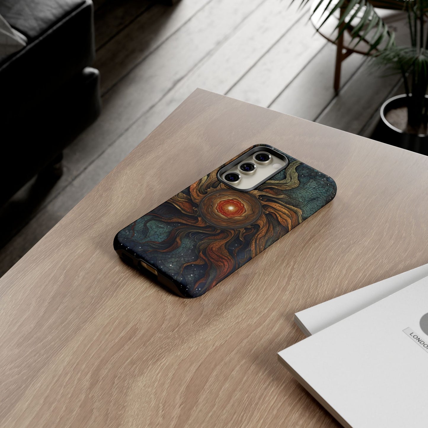 Phone Case Sun Core Galaxy – Abstract Cosmic Art Design