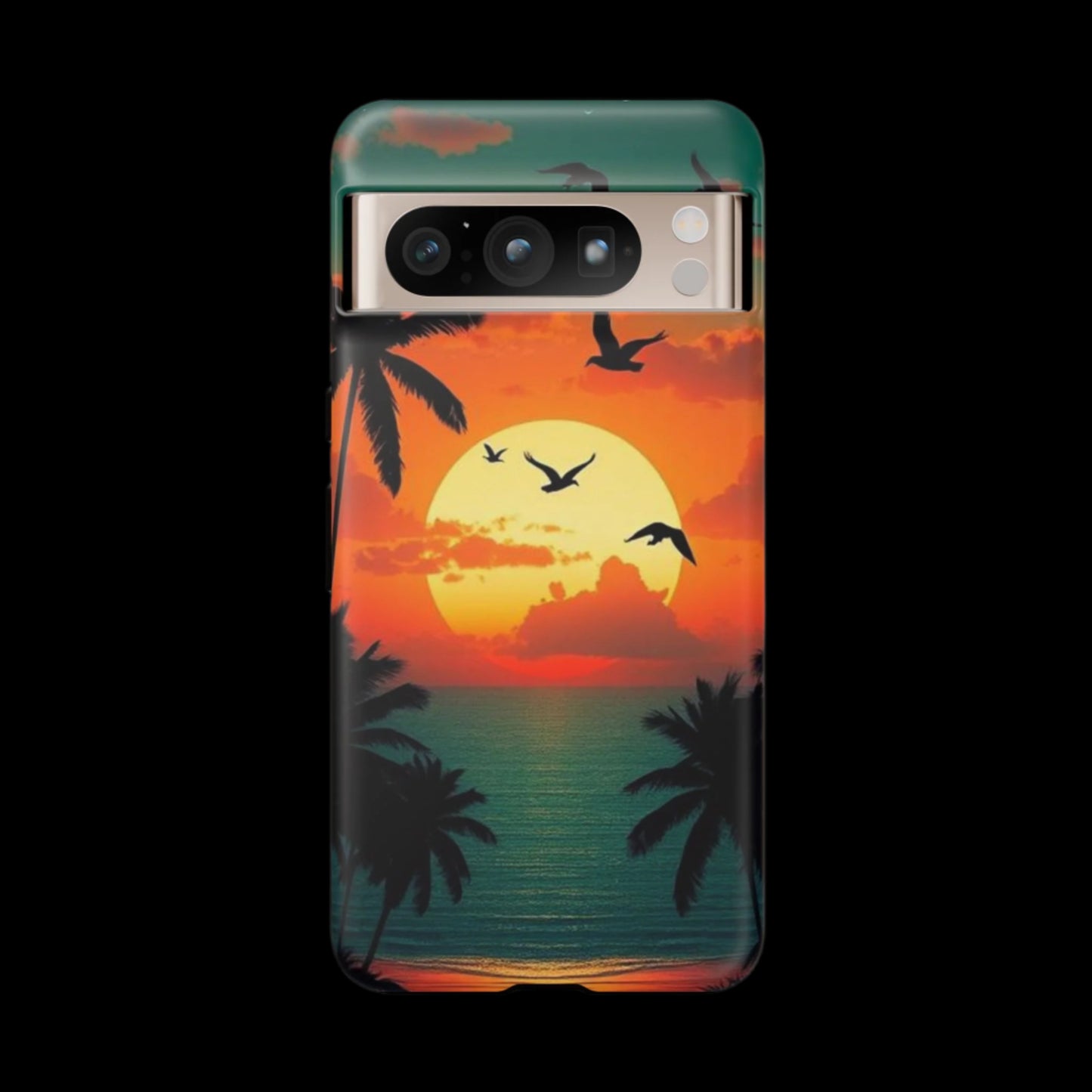 Phone Case Tropical Sunset - Beach Vibes - Aesthetic Summer Case Gift