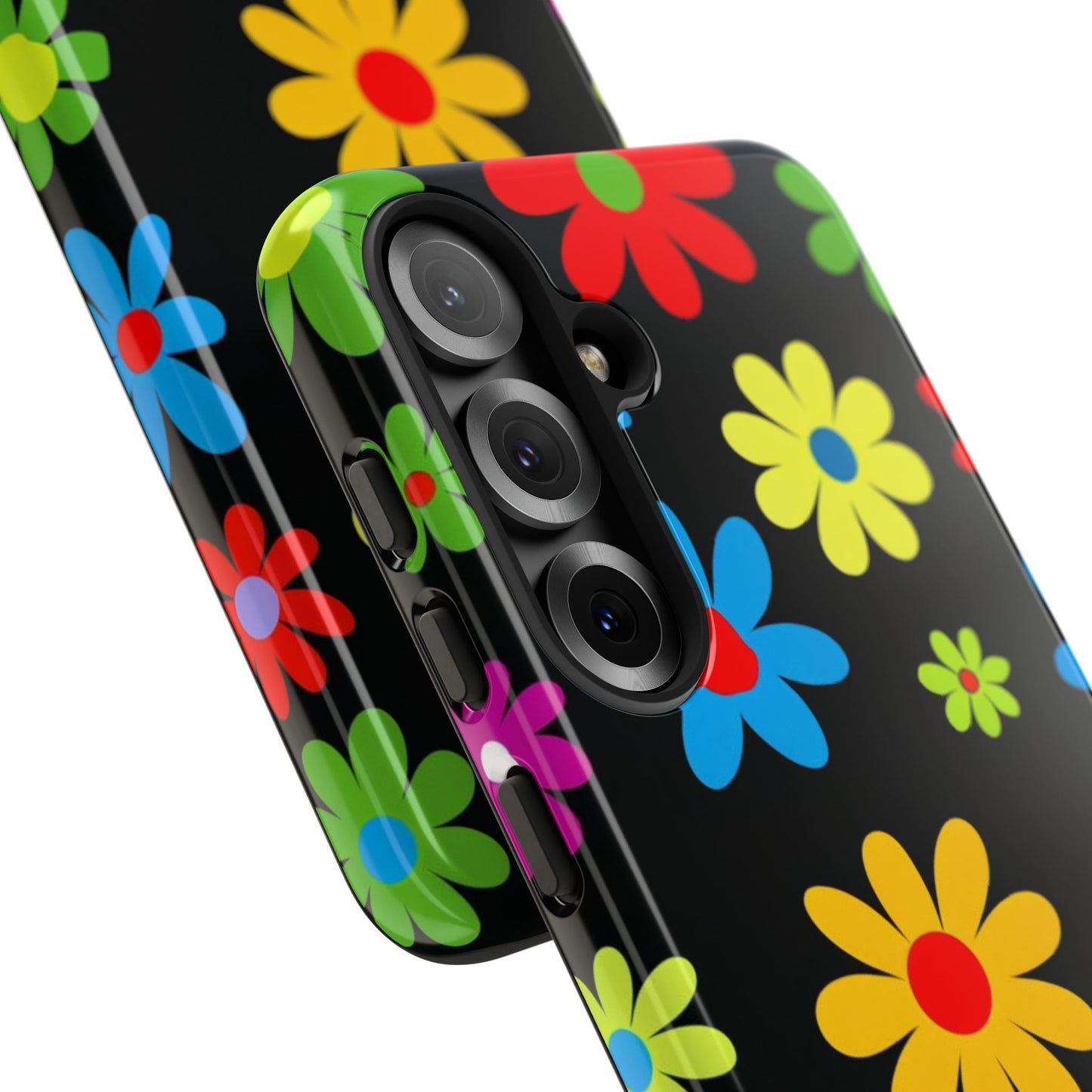 Phone Case Colorful Daisy – Cute Floral Cover - Aesthetic Multicolor Flower Case
